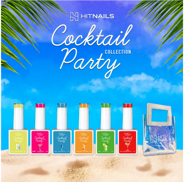 GEL POLISH COCKTAIL PARTY COLLECTION - 6 CORES