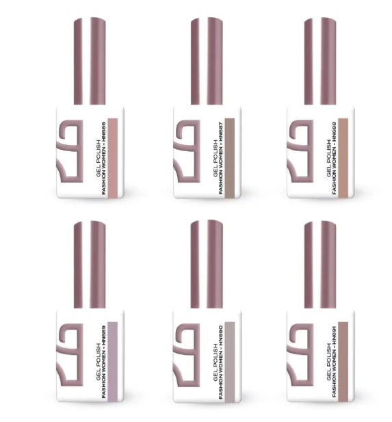 Gel Polish Fashion Women Collection  6 Cores