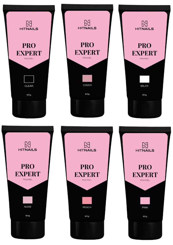 Pro Expert Polygel – Kit com 6 unidades de 60g