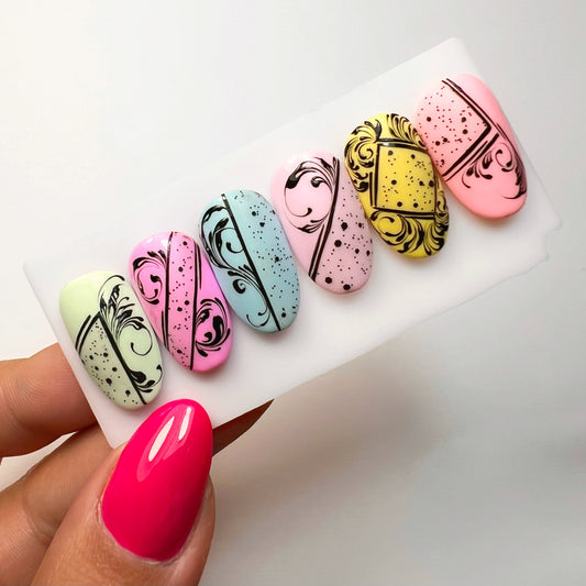 Formación en Nail Art Arabescos y Cornucopias